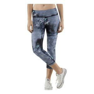 Lululemon Wunder Under Leggins Denim Milky Way Bali Breeze Cropped Pant Athletic